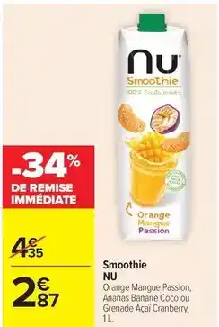 Carrefour Drive Orange - smoothie offre
