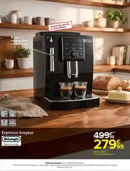 Carrefour Drive Delonghi - expresso broyeur offre