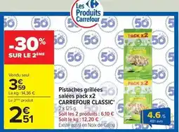 Carrefour Drive Carrefour - pistaches grillées salées offre