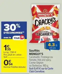 Carrefour Drive Menguy's - soufflés offre