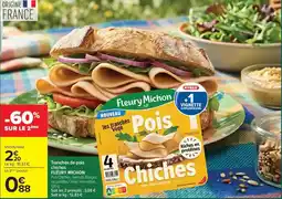Carrefour Drive Fleury michon - tiagne de pois délices offre