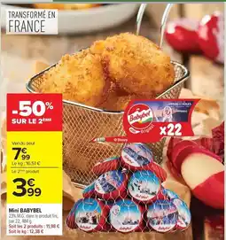 Carrefour Drive Babybel - mini offre