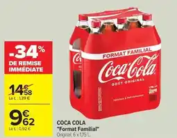 Carrefour Drive Coca cola - format familial offre