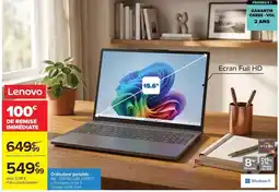 Carrefour Drive Lenovo - ordinateur portable offre