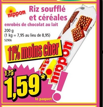 Norma Riz Soufflé Et Céréales offre