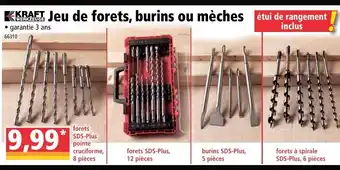 Norma Jeu de Forets Burins Ou Mèches offre
