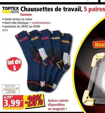 Norma Chaussettes de Travail offre