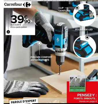 Carrefour Market Perceuse visseuse 20v offre