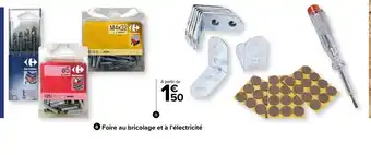 Carrefour Market Foire au bricolage et à l'électricité offre