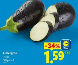 Lidl Aubergine offre