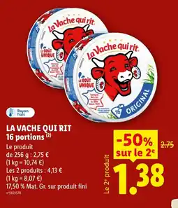 Lidl LA VACHE QUI RIT 16 portions offre