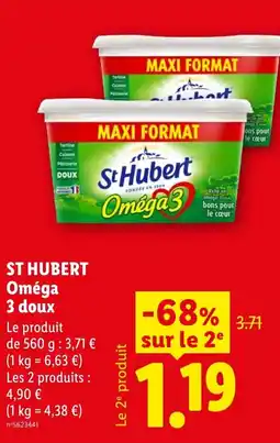 Lidl ST HUBERT Oméga 3 doux offre