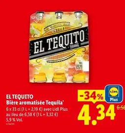Lidl EL TEQUITO Bière aromatisée Tequila offre