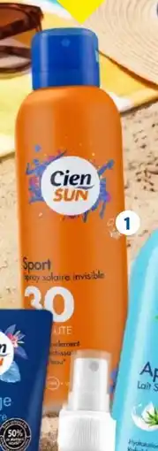 Lidl Cien sun brume solaire transparent fps 30 offre