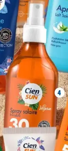 Lidl Cien sun spray solaire transparente fps 30 offre