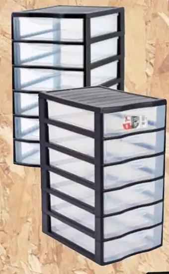 Carrefour Market Tour de rangement Organix 6 tiroirs, format A4 offre