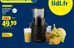 Lidl Silvercrest extracteur de jus offre
