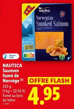 Lidl Nautica saumon fumé de norvège offre