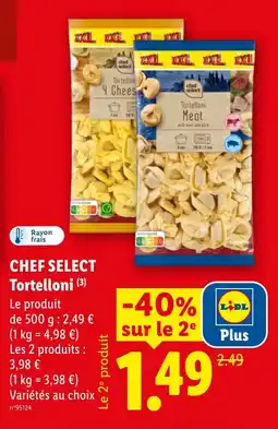 Lidl CHEF SELECT Tortelloni offre