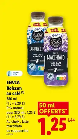 Lidl ENVIA Boisson au café offre