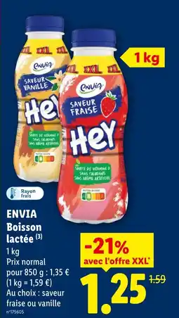 Lidl ENVIA Boisson lactée offre
