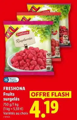 Lidl Freshona fruits surgelés offre