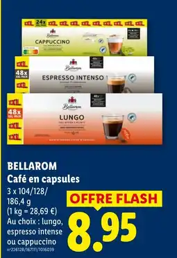 Lidl Bellarom café en capsules offre