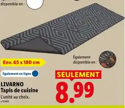 Lidl LIVARNO Tapis de cuisine offre