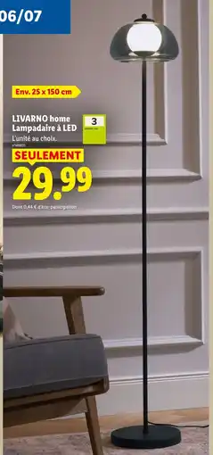 Lidl Livarno home lampadaire à led offre
