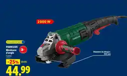 Lidl Parkside meuleuse d'angle offre