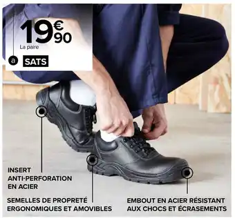 Chaussure basse de sécurité