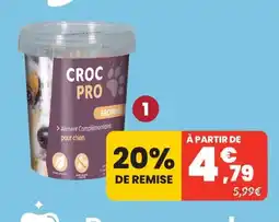Animalis Croc pro sélection de snacks offre