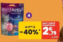 Animalis Vetocanis sticks dentactiv - x10 offre