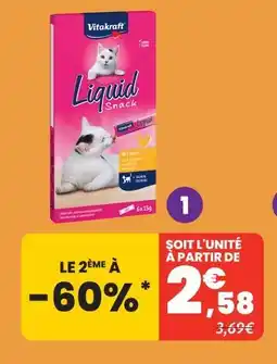Animalis Vitakraft sélection de snacks - 6x15g offre