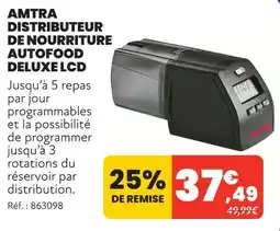 Animalis Amtra distributeur de nourriture autofood deluxe lcd offre
