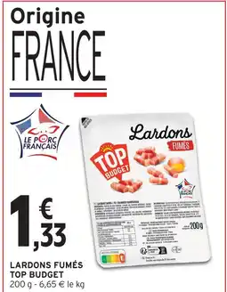 Intermarché Express Top budget lardons fumés offre