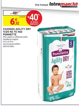 Intermarché Express Pommette changes agility dry 11/25 kg t5 x62 offre