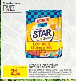Intermarché Express Lustucru sélection gnocchi star à poêler offre