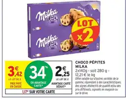 Intermarché Express Milka choco pépites offre