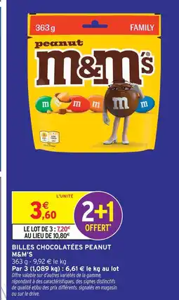 Intermarché Express M&m's billes chocolatées peanut offre