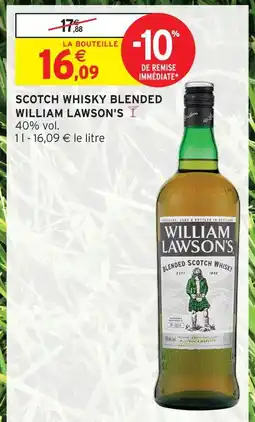 Intermarché William lawson's scotch whisky blended offre