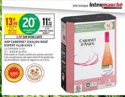 Intermarché Expert club aop cabernet d'anjou rosé hve3 offre