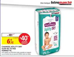 Intermarché Pommette changes agility dry 11/25 kg t5 x62 offre