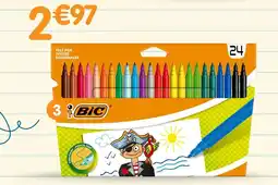 b&m Bic feutres x24 offre