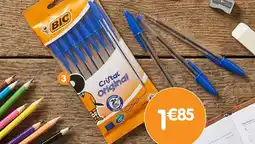 b&m Bic stylos bic cristal offre