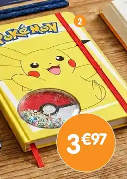 b&m Carnet a5 pikachu offre