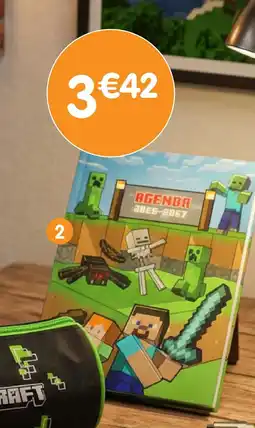 b&m Minecraft agenda offre