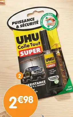 b&m Uhu tube de colle colle tout super offre