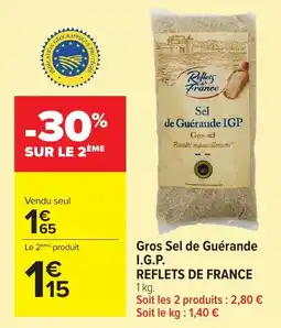 Carrefour Gros sel de guérande i.g.p. reflets de france offre