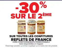 Carrefour SUR TOUTES LES CONFITURES REFLETS DE FRANCE offre